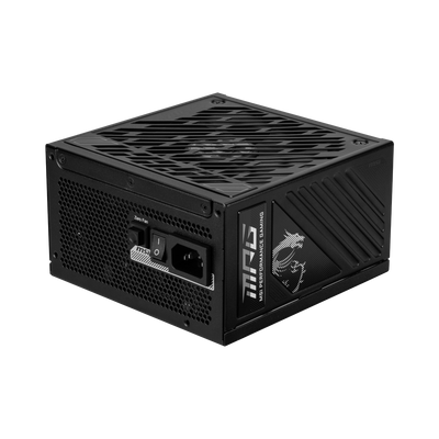 Fuente de alimentación MSI MPG A1250GS PCIE5 80 PLUS Gold, PSU de alta eficiencia con conectores PCIe 5.0 y diseño compacto