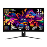 Monitor curvo gaming 4K MSI MPG 321CURX QD-OLED de 32 UHD