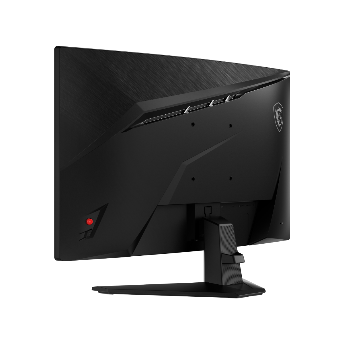Monitor gaming MSI MAG 274CXF curvo, pantalla de alta resolución, con marcos delgados y diseño moderno.