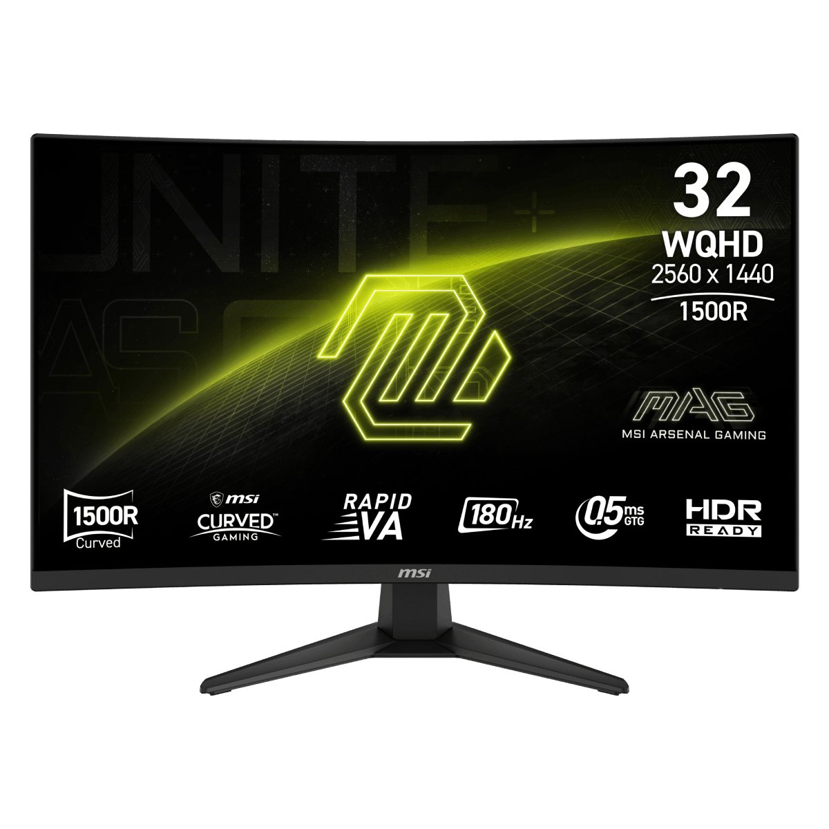 Monitor curvo gaming de MSI MAG 321CQF E18 de 32 pulgadas WQHD