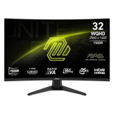Monitor curvo gaming de MSI MAG 321CQF E18 de 32 pulgadas WQHD