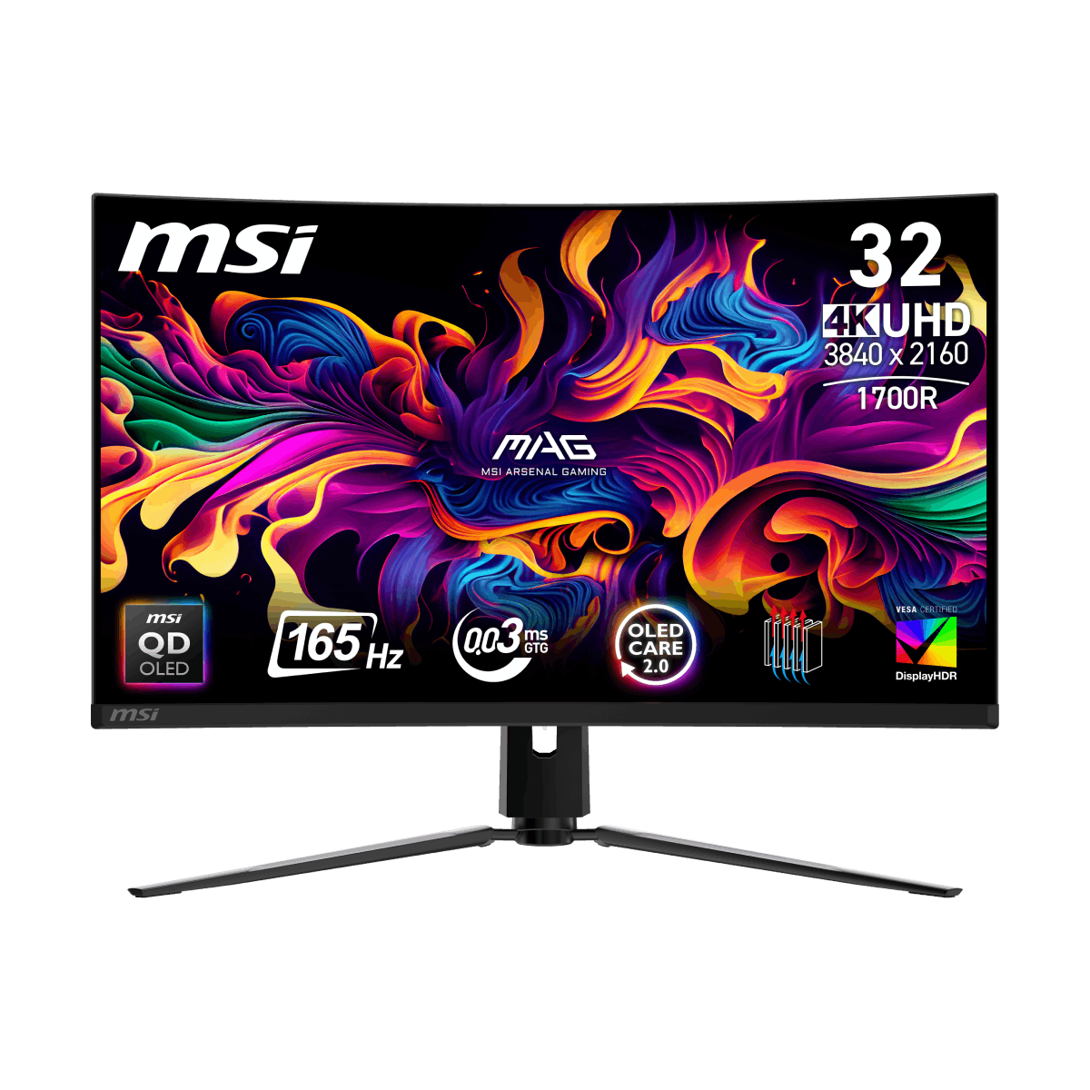 Monitor gaming 4K de MSI MAG 321CUP QD-OLED