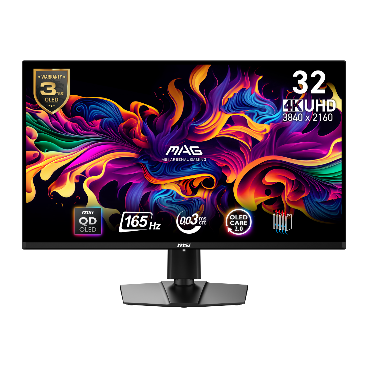Monitor gaming 4K MSI MAG 321UP QD-OLED de 32 pulgadas UHD