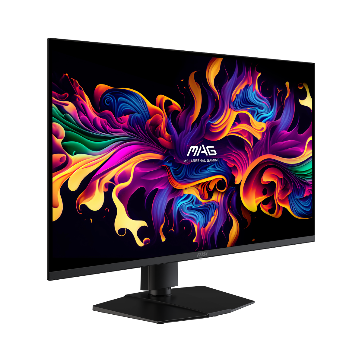 Monitor gaming MSI MAG 322UP QD-OLED E16 con pantalla 4K, diseño moderno y alta resolución para juegos de alta calidad.