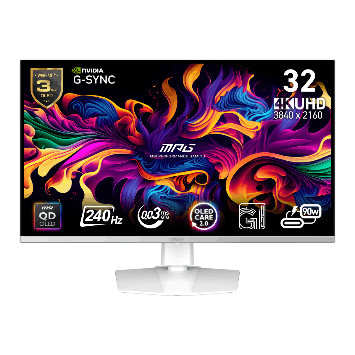 Monitor gaming 4K de MSI MPG 321URXW QD-OLED de 32 pulgadas