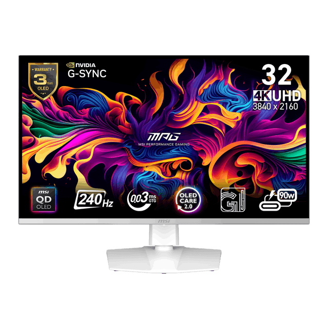 Monitor gaming 4K de MSI MPG 321URXW QD-OLED de 32 pulgadas