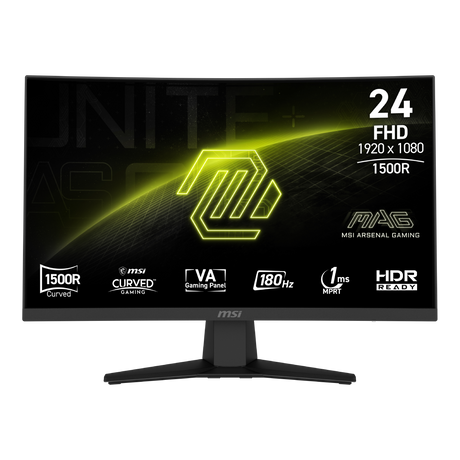 Monitor gaming curvo de MSI MAG 244C