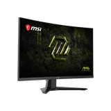 Curved MSI MAG 275CQDF X24 gaming monitor with slim bezels and high-resolution display, ideal for immersive gaming setups.