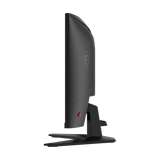 Curved MSI MAG 275CQDF X24 gaming monitor displaying vibrant visuals on a sleek screen with a thin bezel.