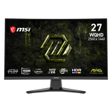 MSI MAG 275CQDF X24 gaming monitor with curved display, slim bezels, and vibrant screen for immersive gaming experiences.