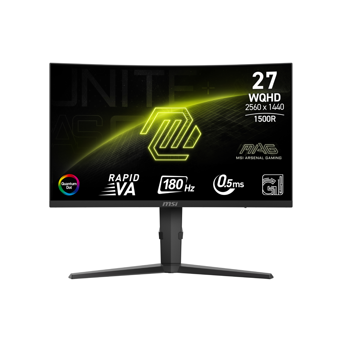 MSI MAG 275CQRF-QD 27インチ MSI MAG 275CQRF-QD 27 Inch WQHD Curved Gaming Monitor