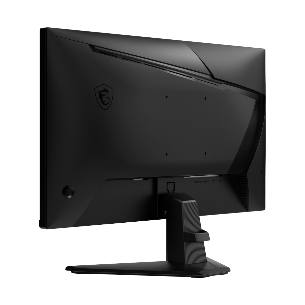 Monitor gaming MSI MAG 255XF con pantalla grande, diseño elegante y detalles en el marco, ideal para juegos de alta intensidad.