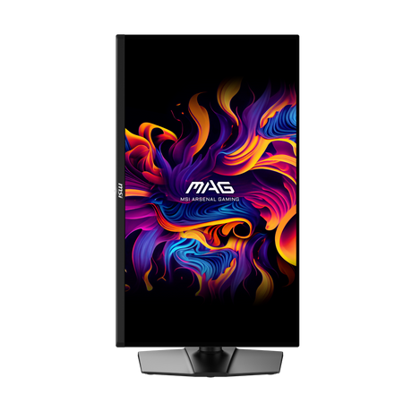 Monitor gaming MSI MAG 271QP QD-OLED X28 de 27 pulgadas con pantalla OLED y diseño moderno.