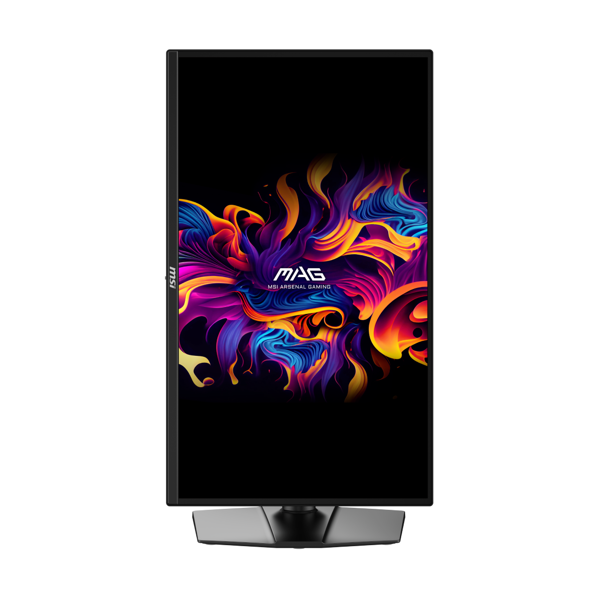 Monitor gaming MSI MAG 272QP QD-OLED X24 con pantalla grande y detalles vibrantes, ideal para juegos y entretenimiento.