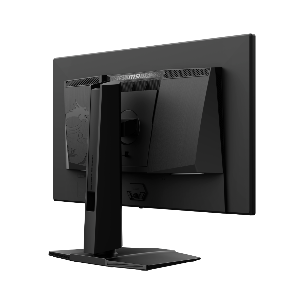 Monitor gaming MSI MAG 272QP QD-OLED X24 en color negro con pantalla grande y diseño ergonómico.