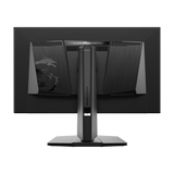 Monitor gaming MSI MAG 272QP QD-OLED X24 de 27 pulgadas con pantalla OLED, diseño moderno y detalles de la interfaz en la imagen.