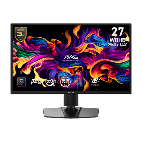Monitor gaming de MSI MAG 272QP QD-OLED X24 WQHD de 27 pulgadas