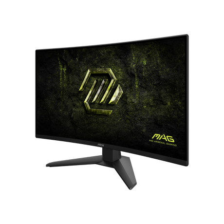 Monitor gaming MSI MAG 274CF X24 con pantalla grande y diseño moderno, ideal para juegos y entretenimiento.