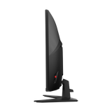 Monitor gaming MSI MAG 274CF X24 de 24 pulgadas con pantalla curva y alta resolución, ideal para juegos y entretenimiento.