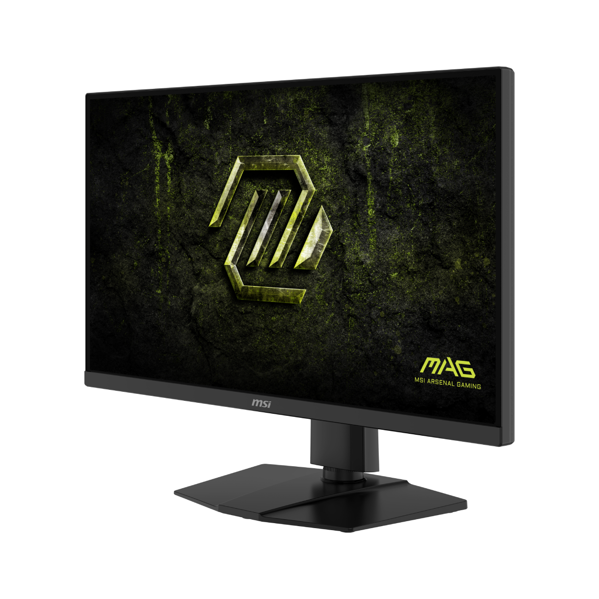 Monitor gaming MSI MAG 274QPF E20 con pantalla grande, marco delgado y detalles en la imagen.
