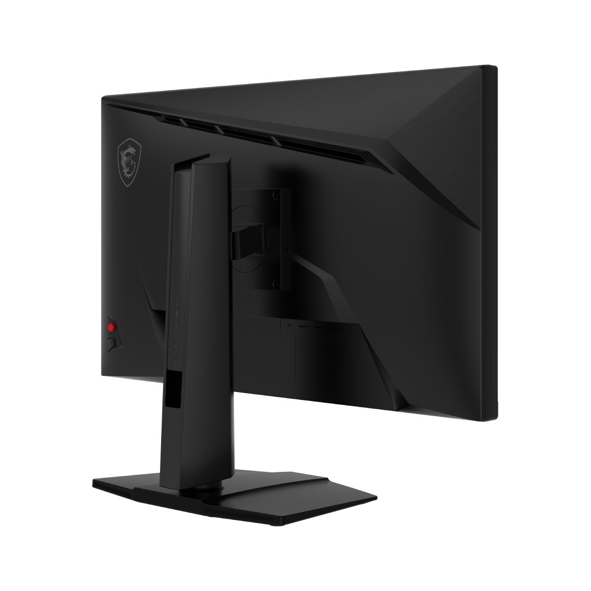 Monitor gaming MSI MAG 274QPF E20 con pantalla grande, marcos delgados y detalles de control en la parte inferior.