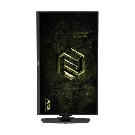 Monitor gaming MSI MAG 274QPF X32 con pantalla grande, diseño moderno y detalles de imagen en la pantalla.