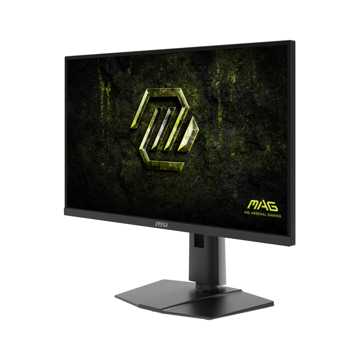Monitor gaming MSI MAG 274QPF X32 con pantalla grande, diseño moderno y detalles visuales en la imagen.