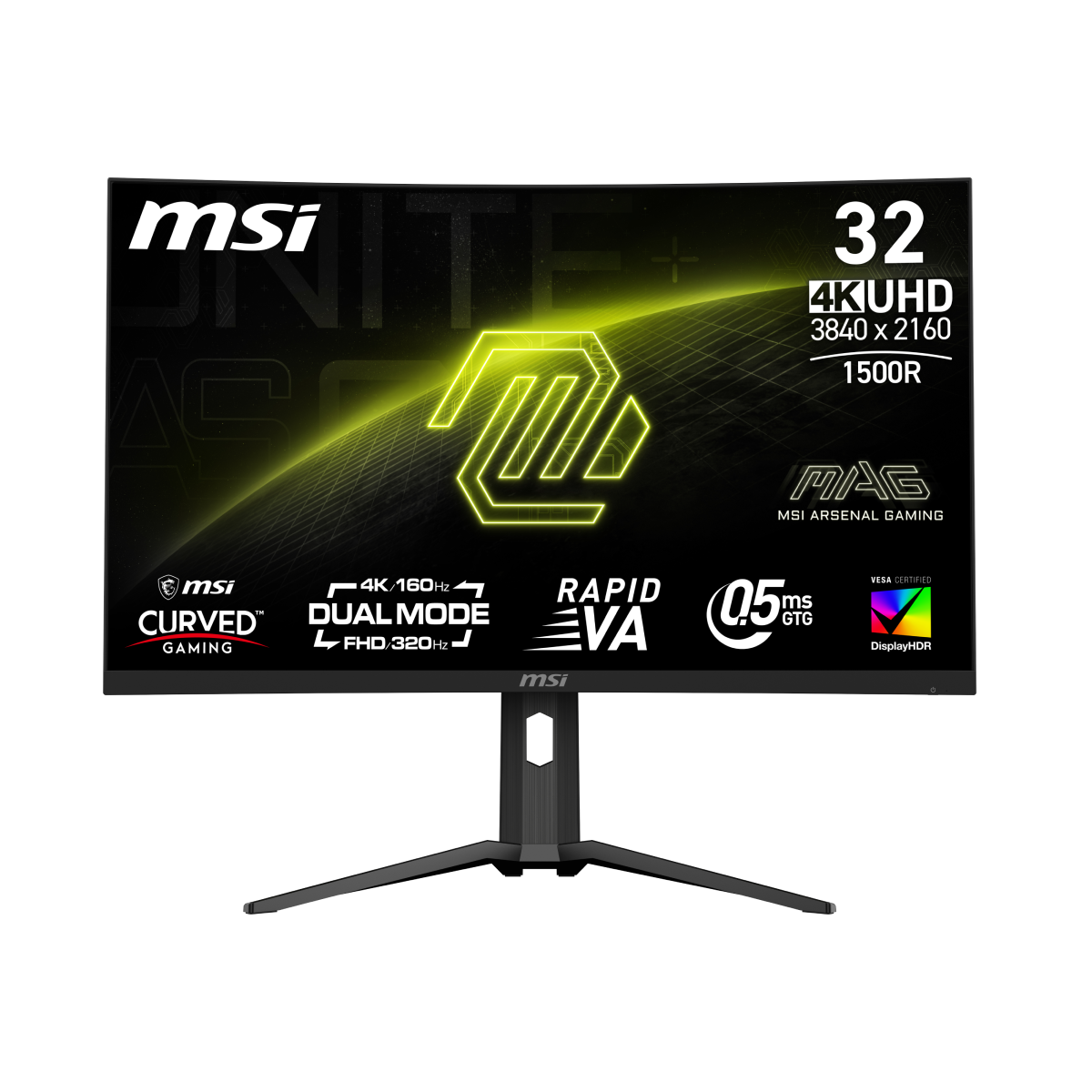 MSI MAG 321CUPDF | Monitor Gaming Curvo 4K de 31.5