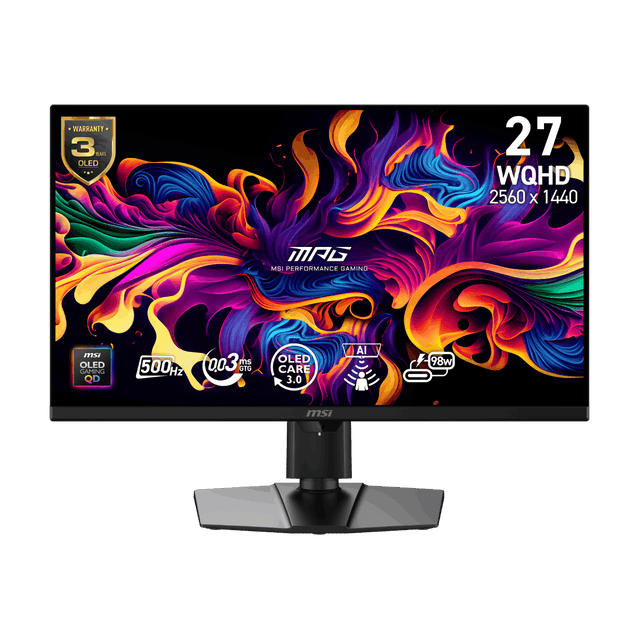 Monitor gaming de MSI MPG 271QR QD-OLED X50 de 27 pulgadas