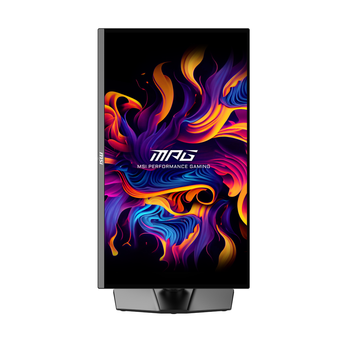 Monitor gaming MSI MPG 271QRX QD-OLED con pantalla grande y diseño moderno, ideal para juegos y entretenimiento.