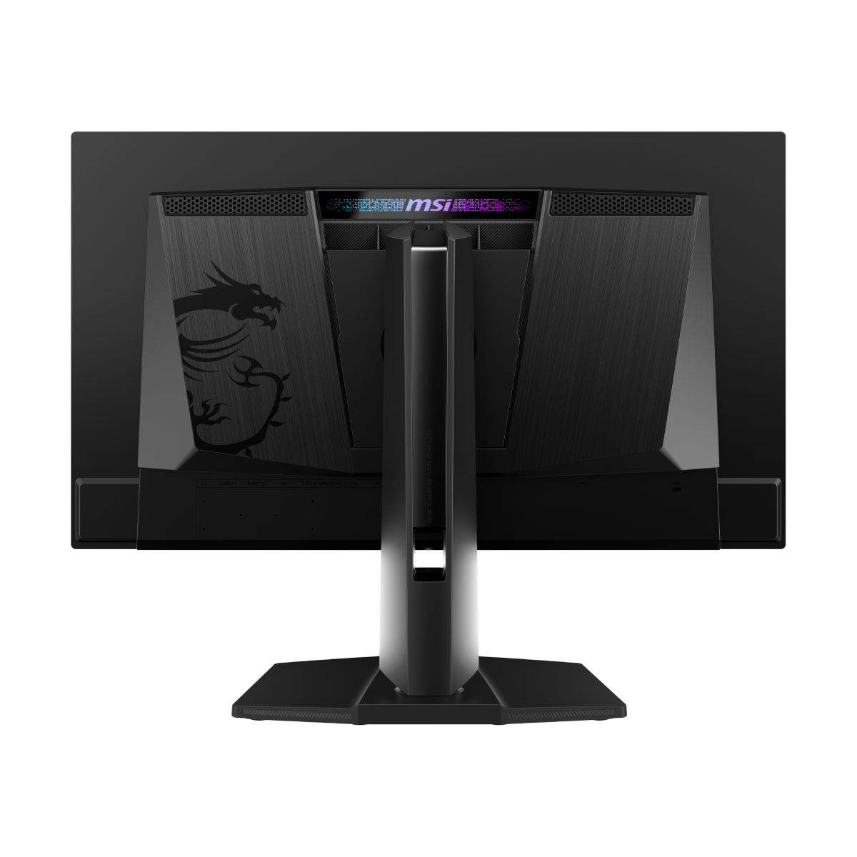 Monitor gaming MSI MPG 271QRX QD-OLED con pantalla de alta resolución y diseño moderno, ideal para juegos y entretenimiento.