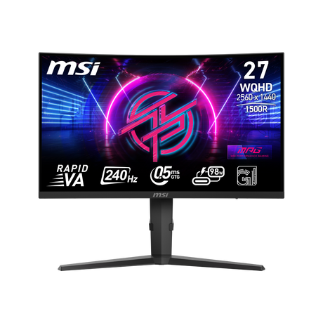 Monitor gaming curvo MSI MPG 275CQRXF de 27 pulgadas WQHD