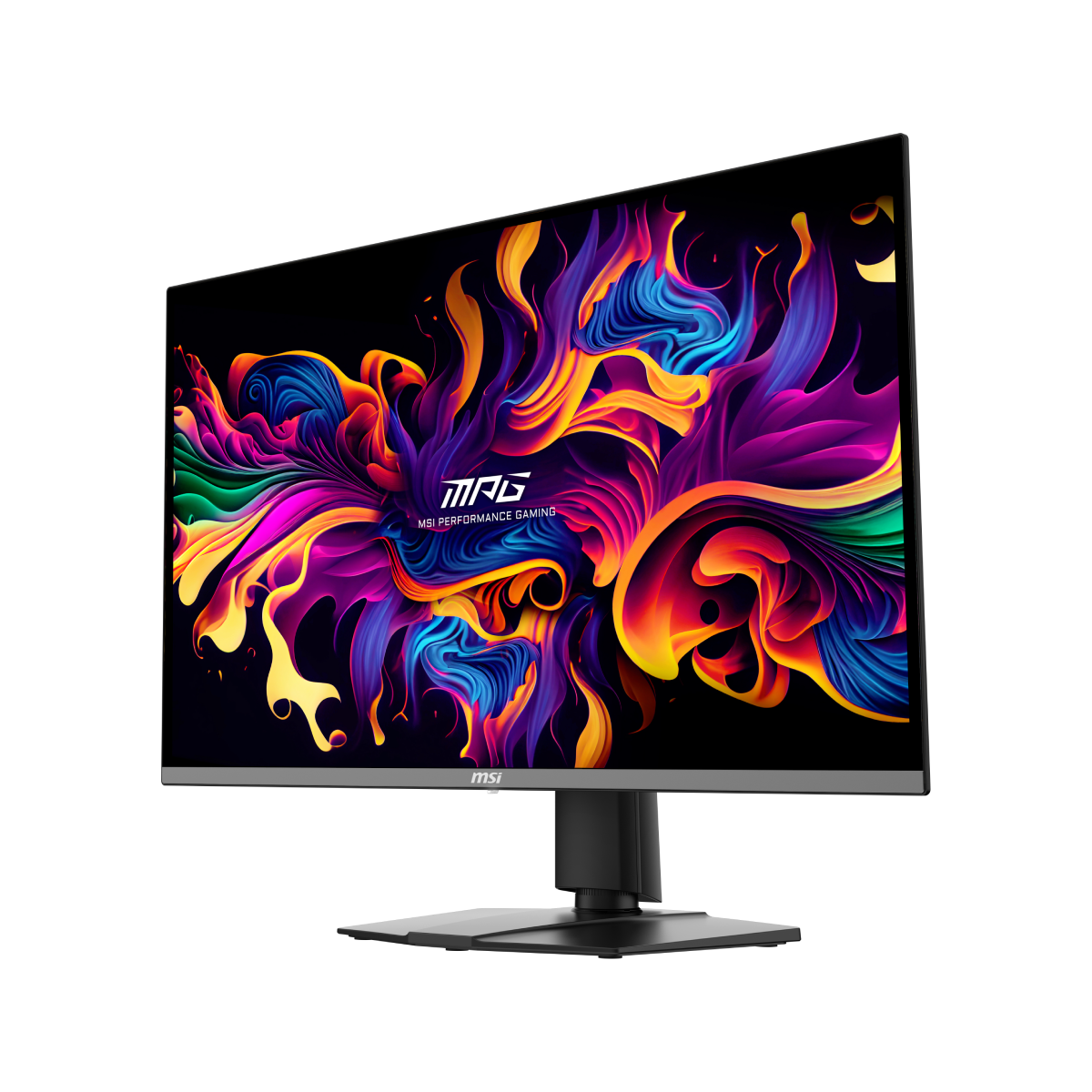 Monitor gaming MSI MPG 321URX QD-OLED con pantalla grande y detalles vibrantes, ideal para juegos de alta calidad.