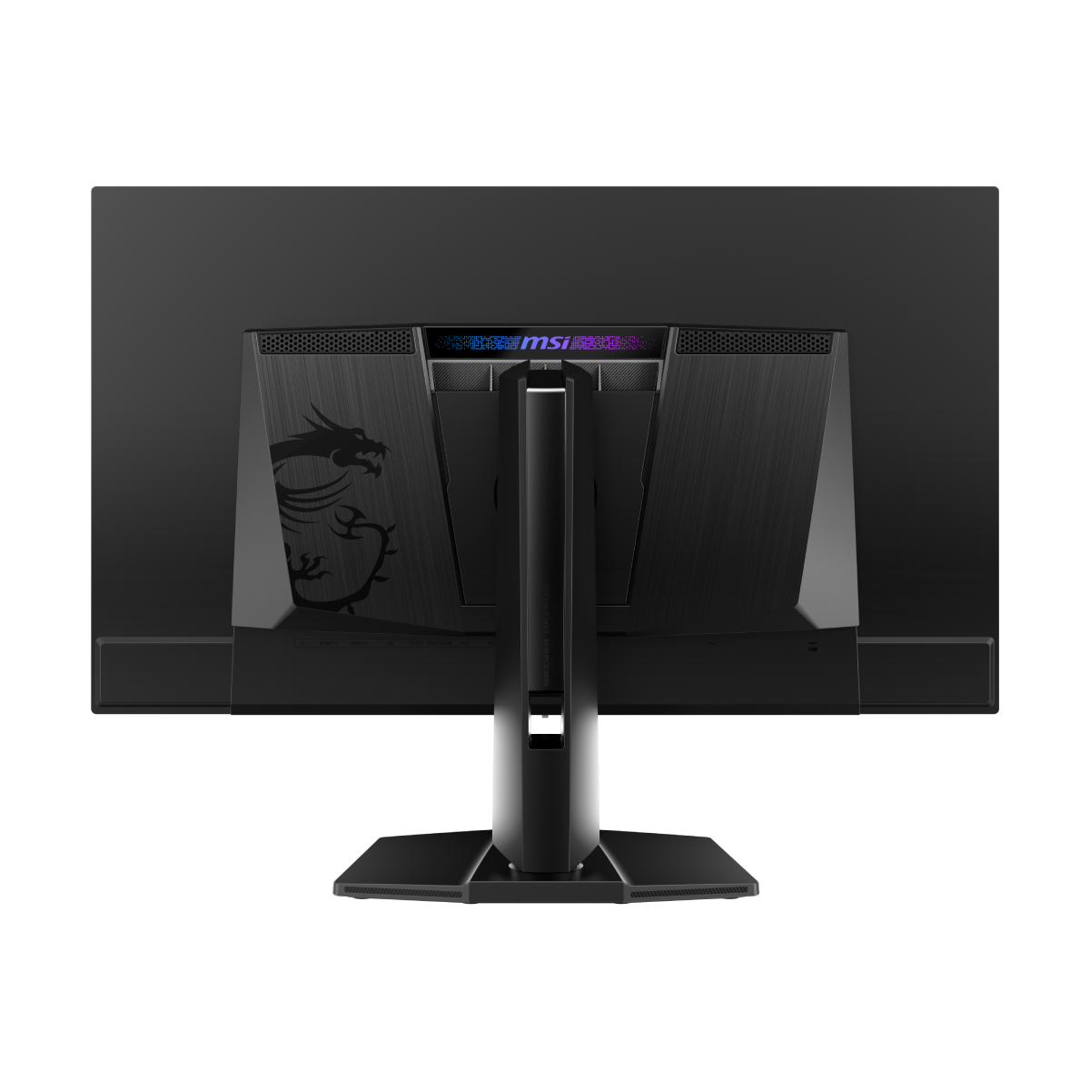 Monitor gaming MSI MPG 321URX QD-OLED con pantalla grande y colores vibrantes, mostrando una escena de videojuego.