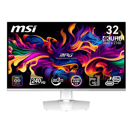 Monitor gaming 4K de MSI MPG 321URXW QD-OLED de 32 pulgadas
