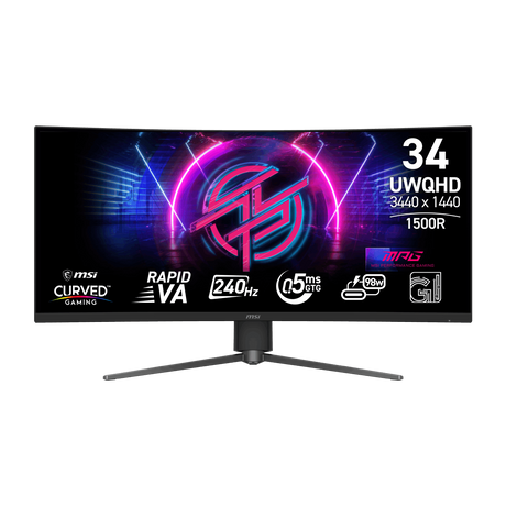 Monitor gaming ultra-wide de MSI MPG 34CQRF X24 UWQHD de 34