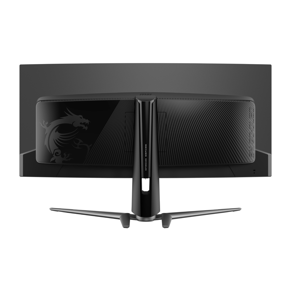 Monitor gaming MSI MAG 341CQP QD-OLED con pantalla ultra ancha, diseño elegante y detalles de la tecnología QD-OLED visible en la imagen.
