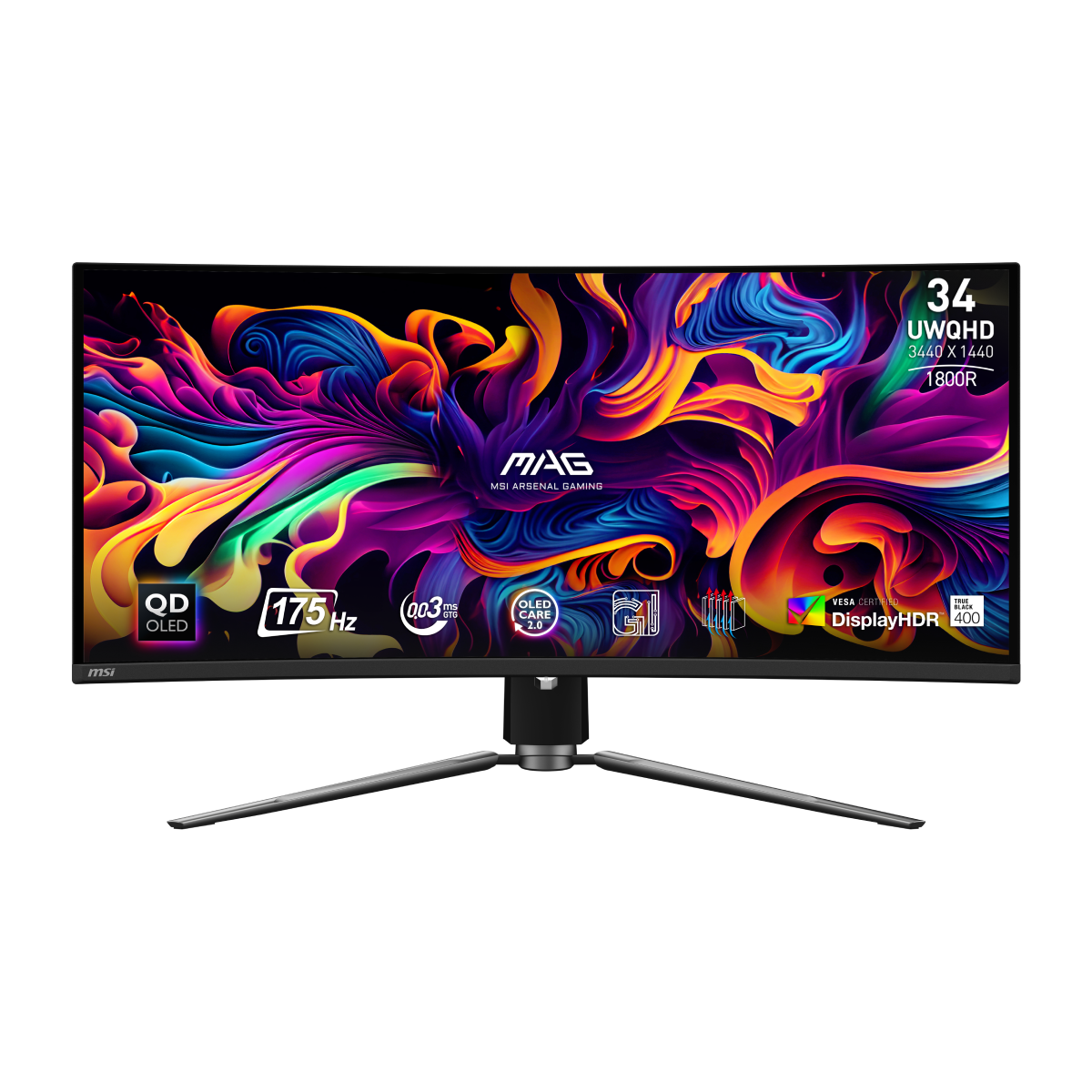 monitor gaming ultra-wide msi mag 341cqp qd-oled
