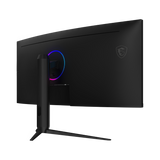 Monitor gaming ultrawide MSI MAG 342CQRF E20 con pantalla curva y resolución alta, ideal para juegos y entretenimiento.