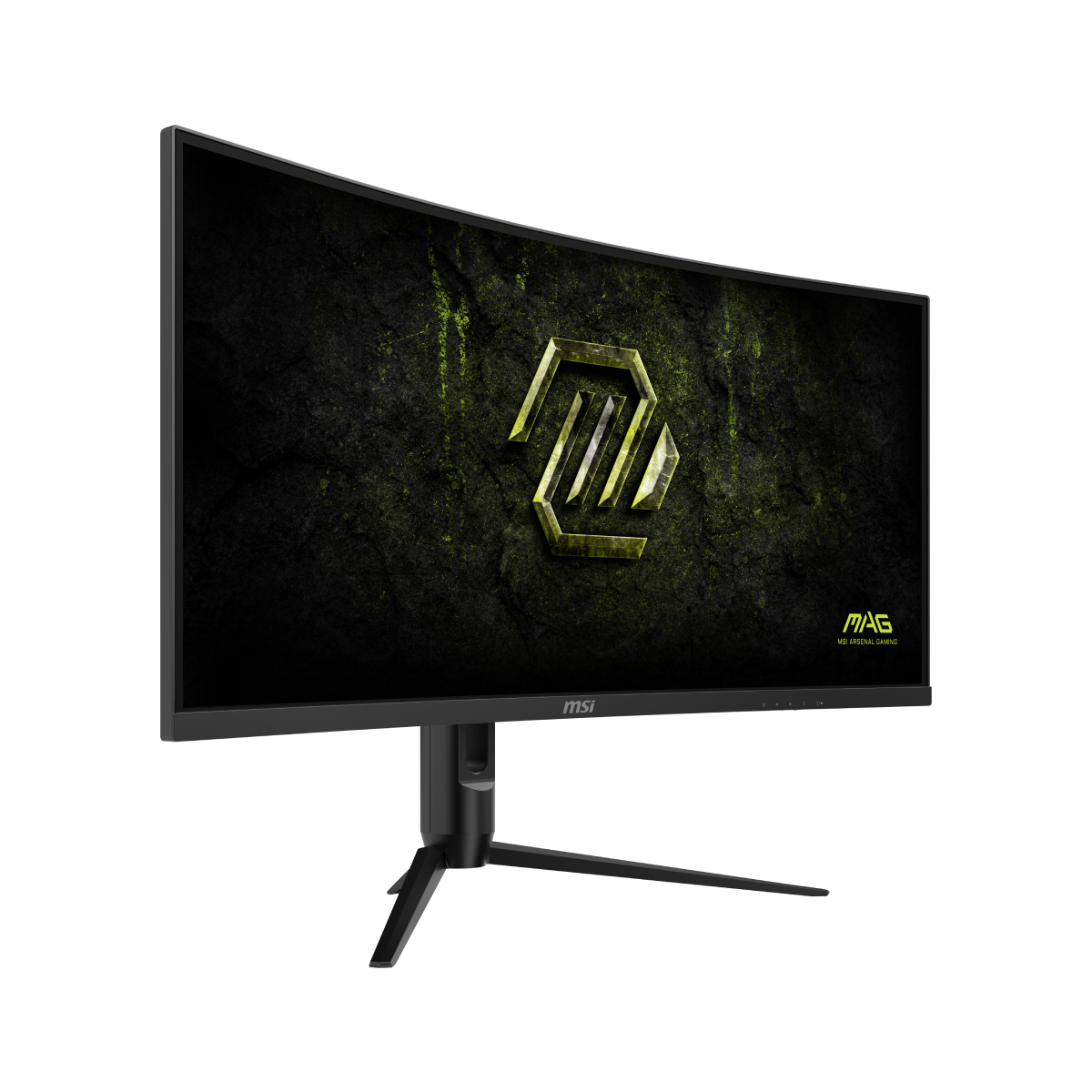 Monitor gaming ultrawide MSI MAG 342CQRF E20 con pantalla curva y alta resolución, ideal para juegos y entretenimiento visual.