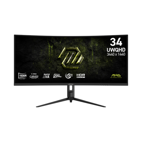 Monitor gaming Ultrawide de MSI MAG 342CQRF E20 UWQHD de 34 pulgadas