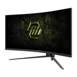 Monitor gaming ultrawide MSI MAG 345CQRF E20 con pantalla curva y alta resolución, ideal para juegos de alta calidad.