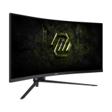 Monitor gaming ultrawide MSI MAG 345CQRF E20 con pantalla curva y resolución alta, ideal para videojuegos y entretenimiento.