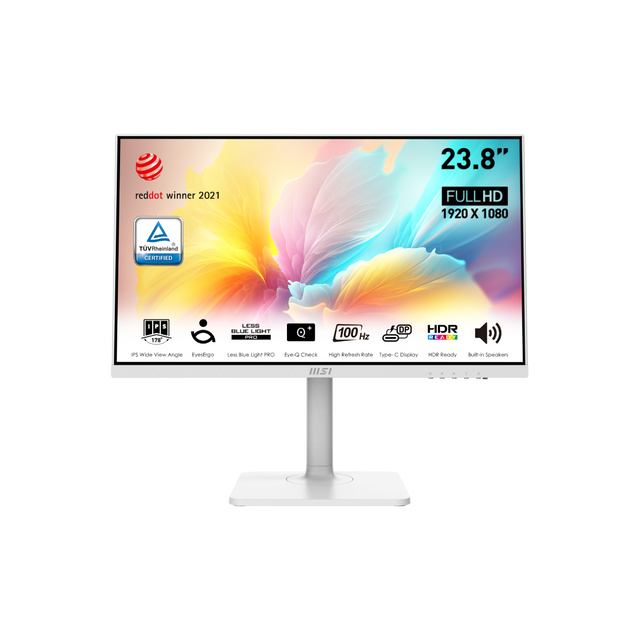 Monitor para profesionales MSI Modern MD2412PW de 24 pulgadas FHD