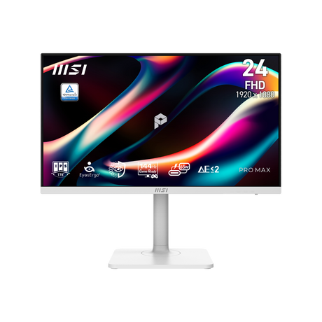 Monitor para profesionales de MSI PRO MAX 241PHW E14 FHD de 24 pulgadas
