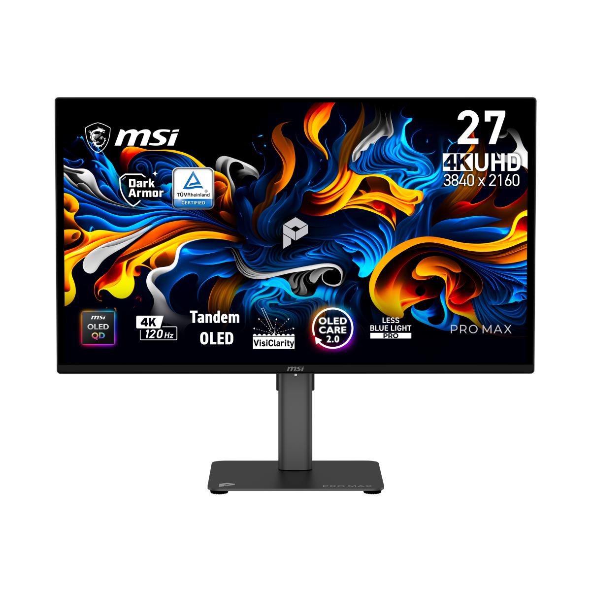 Monitor 4K para profesionales de MSI PRO MAX 271UPX12G de 27 pulgadas