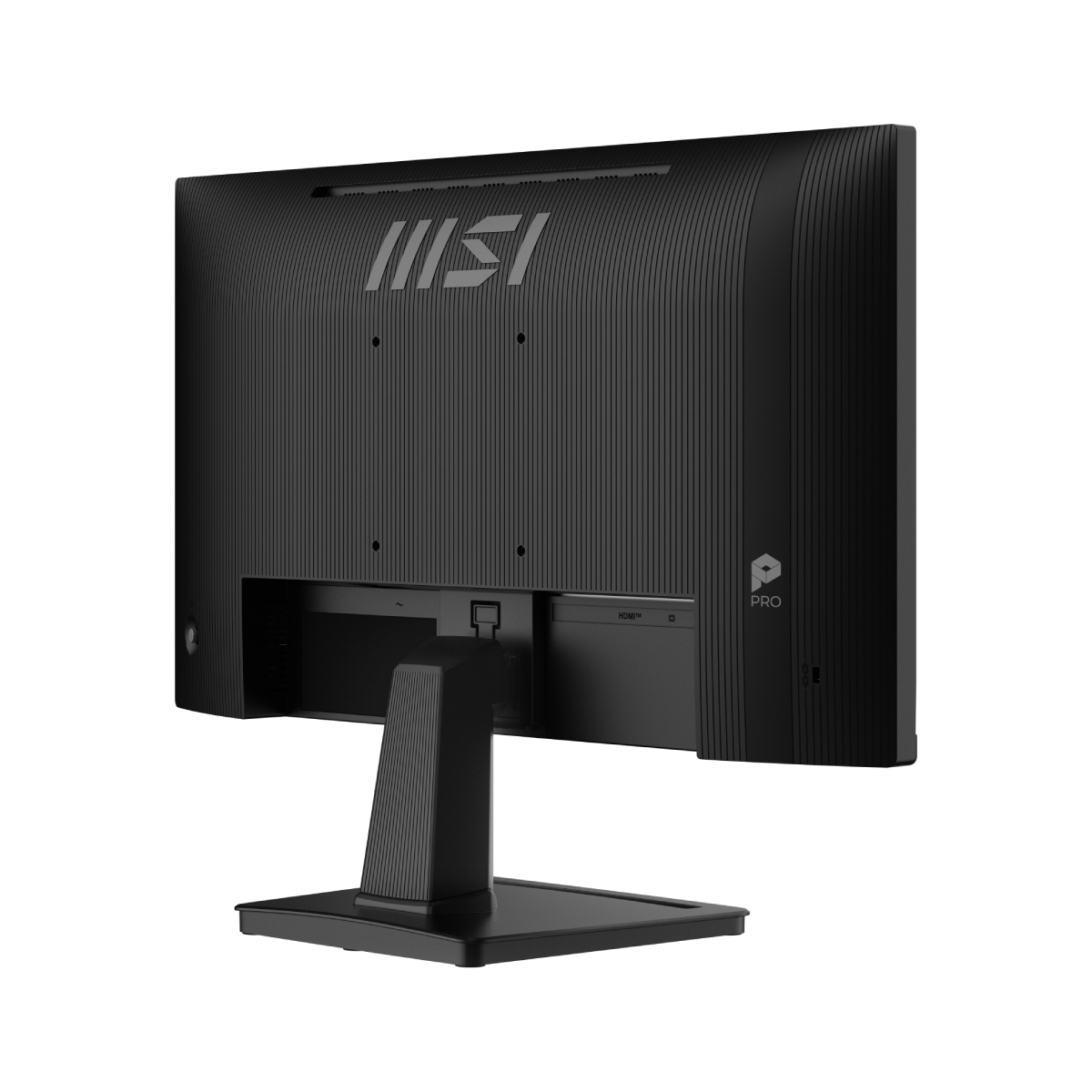 Monitor profesional MSI PRO MP225 E12VL de 24 pulgadas con pantalla clara y diseño ergonómico para uso en oficina.