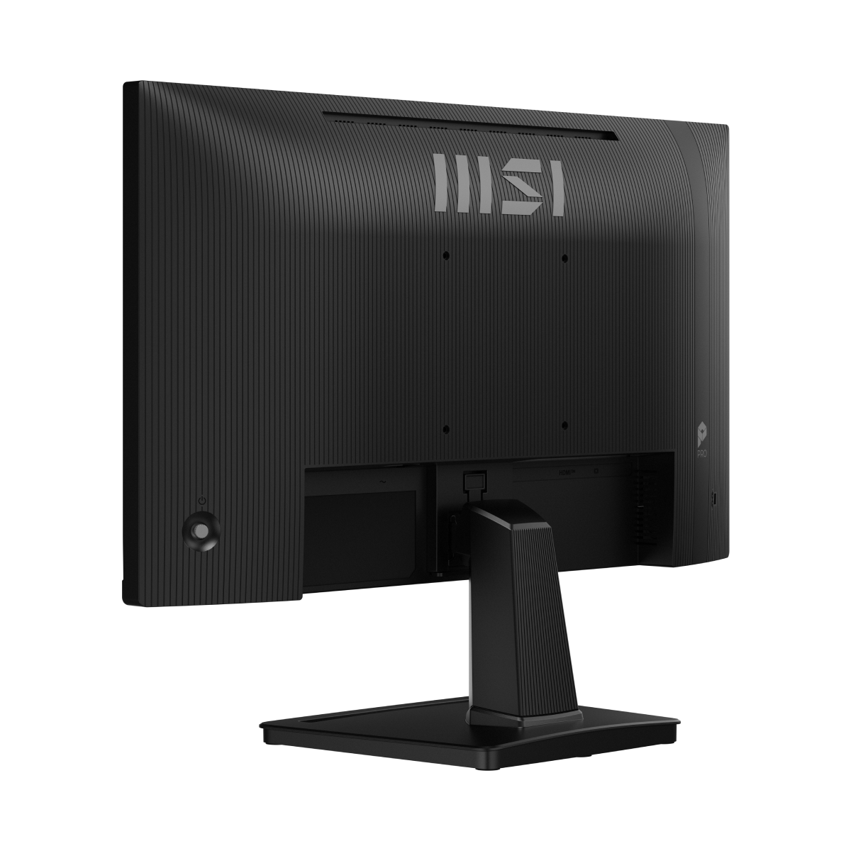 Monitor profesional MSI PRO MP225 E12VL de 23.8 pulgadas con pantalla clara y diseño elegante para uso en oficina y trabajo.