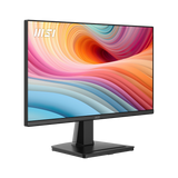 Monitor profesional MSI PRO MP225 E12VL de 24 pulgadas con pantalla brillante y diseño ergonómico, ideal para tareas de oficina.