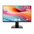Monitor profesional MSI PRO MP225 E12VL de 23 pulgadas, pantalla con biseles delgados y diseño elegante para trabajo y productividad.
